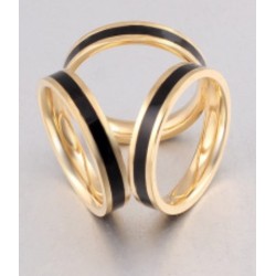 Bague 3 Color Metal Laiton Unique
