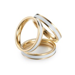 Bague 3 Color Metal Laiton Unique