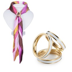 Bague 3 Color Metal Laiton Unique