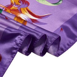Carré Soie Artflow Violet 100% Soie 90x90cm