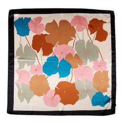 Carré Soie Bigflow Rose 100% Soie 90x90cm