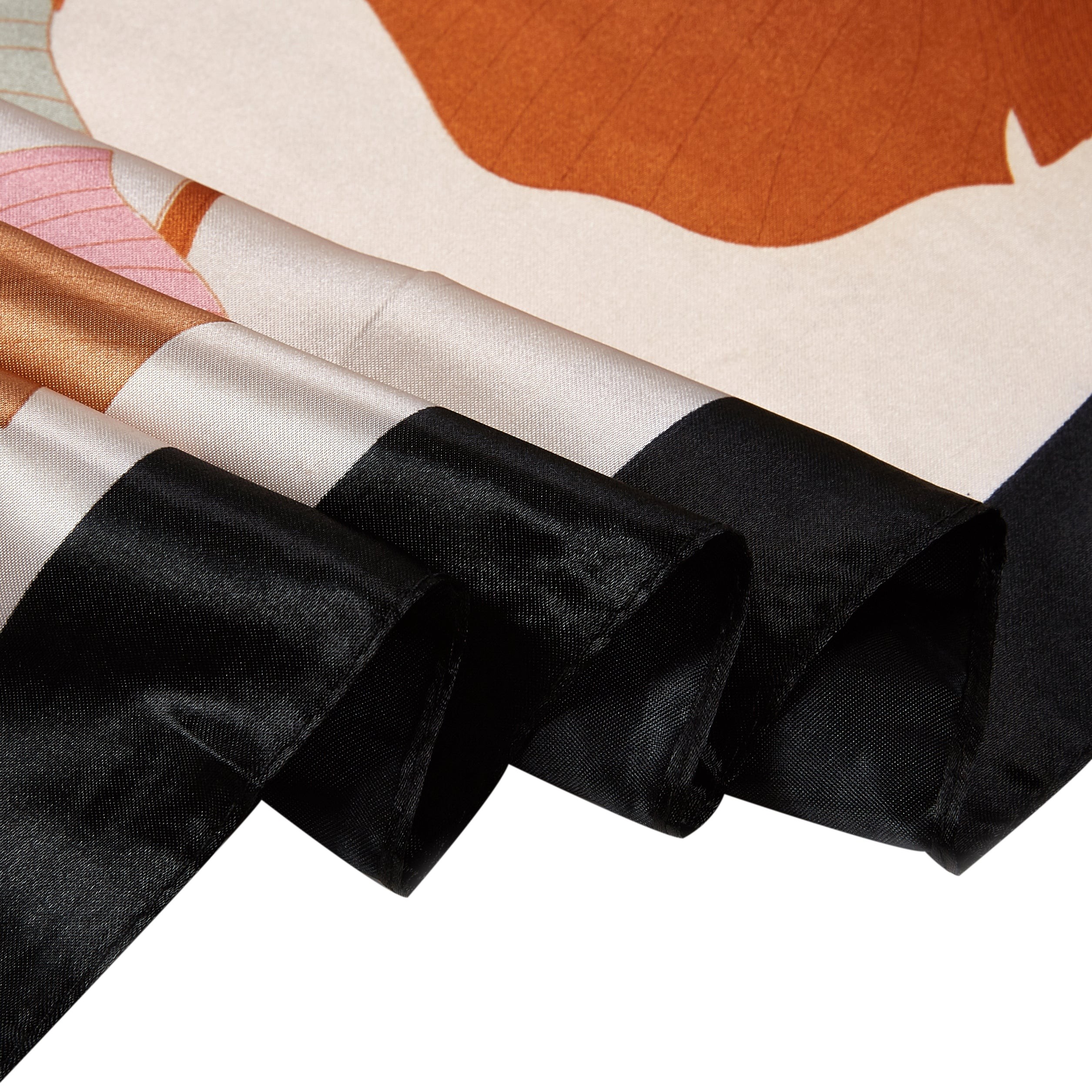 Carré Soie Bigflow Rose 100% Soie 90x90cm