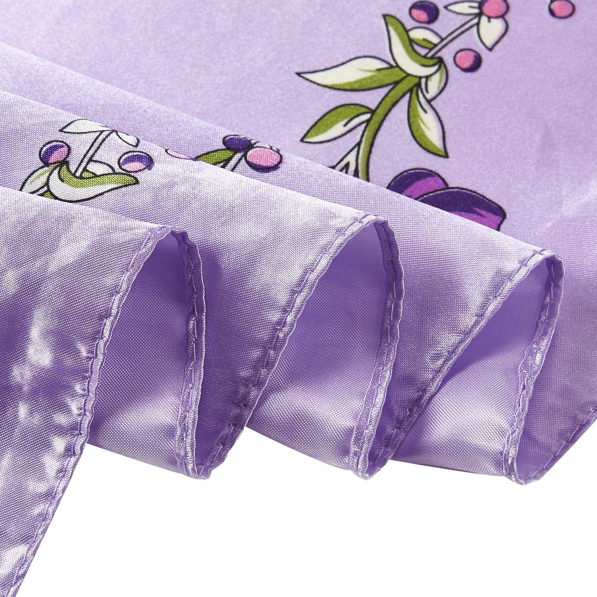Carré Soie Treeflow LILA 100% Soie 90x90cm