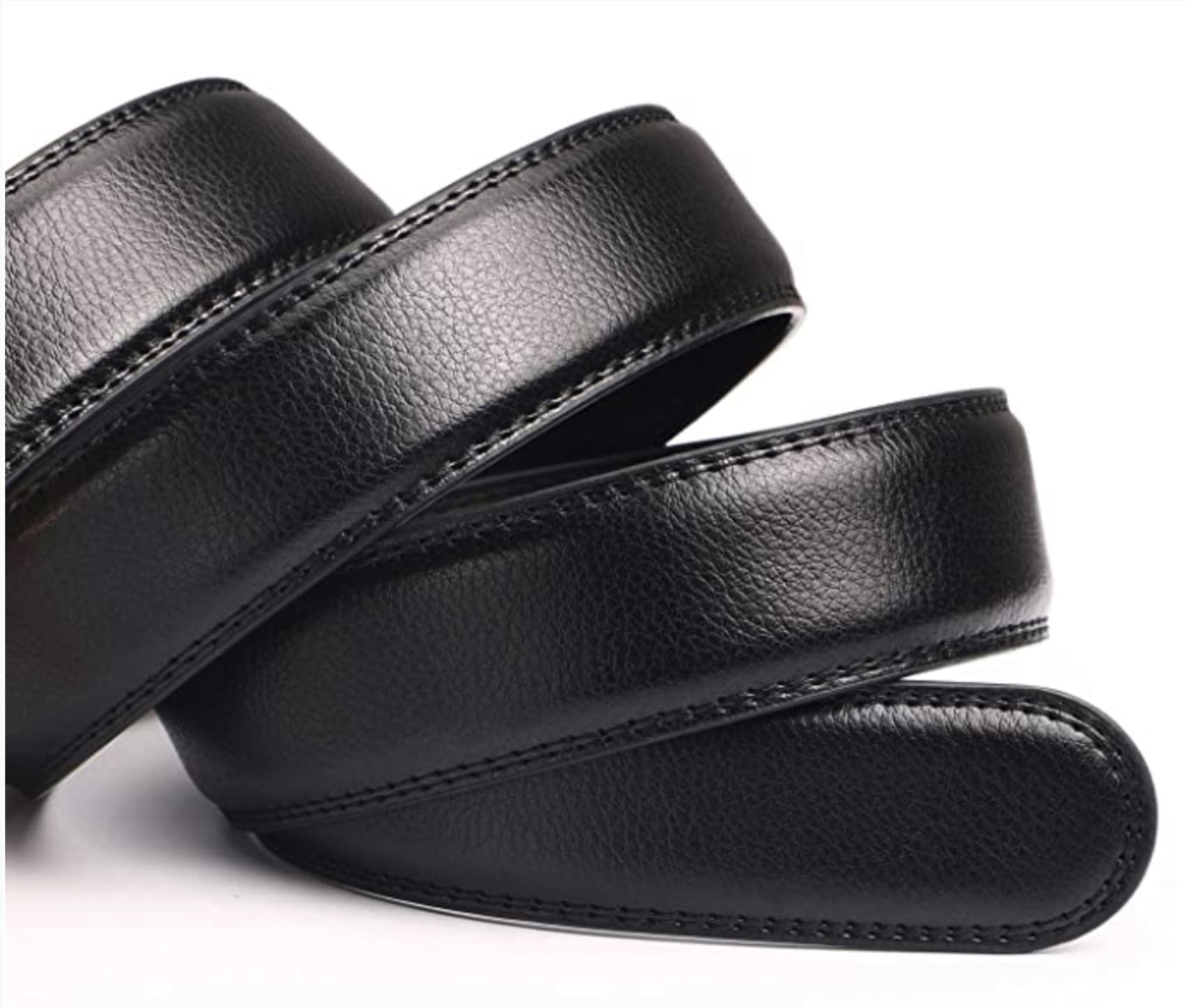 Ceinture Fabio Noir/Marron 100% Cuir AJUSTABLE