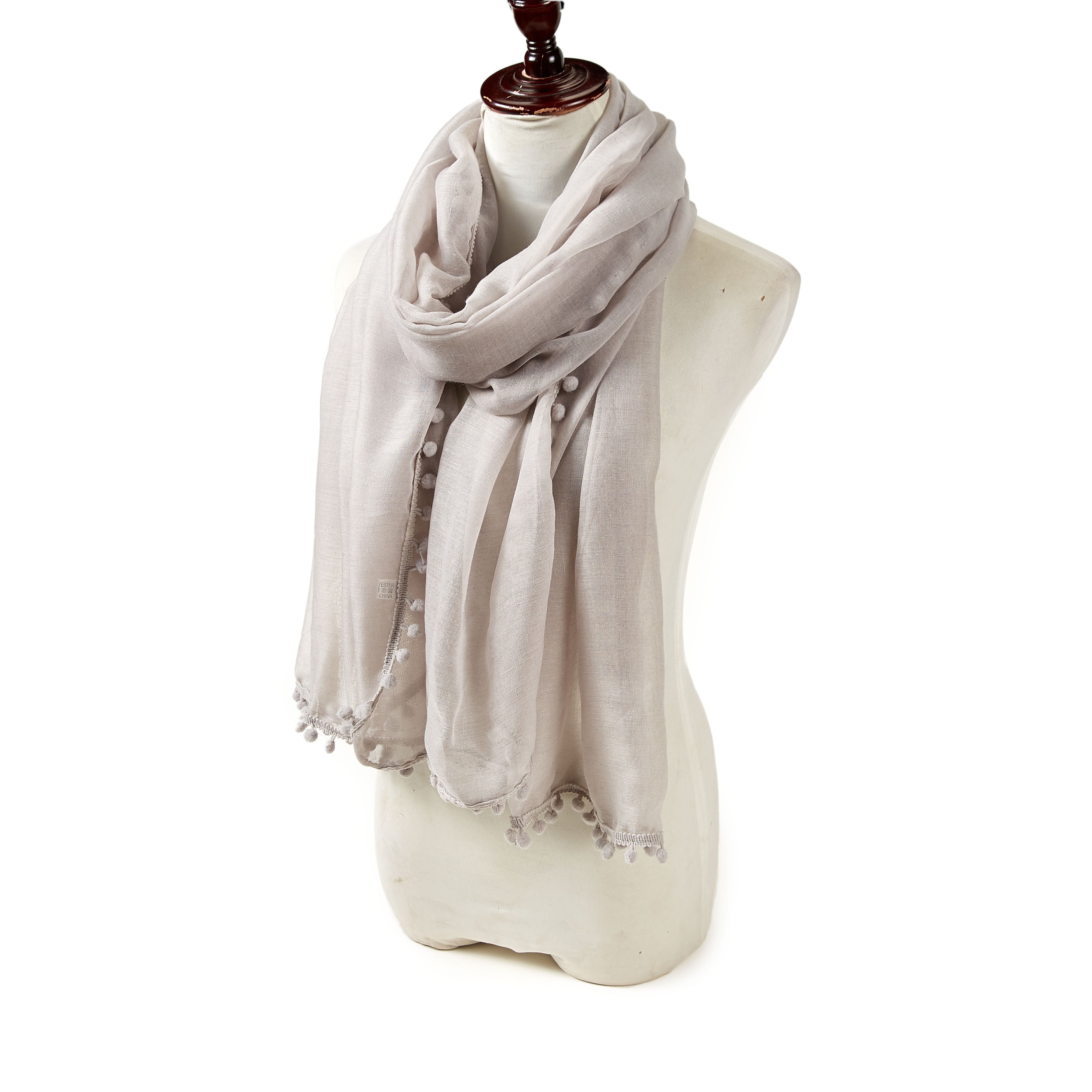 Chèche coton Beige Elvia