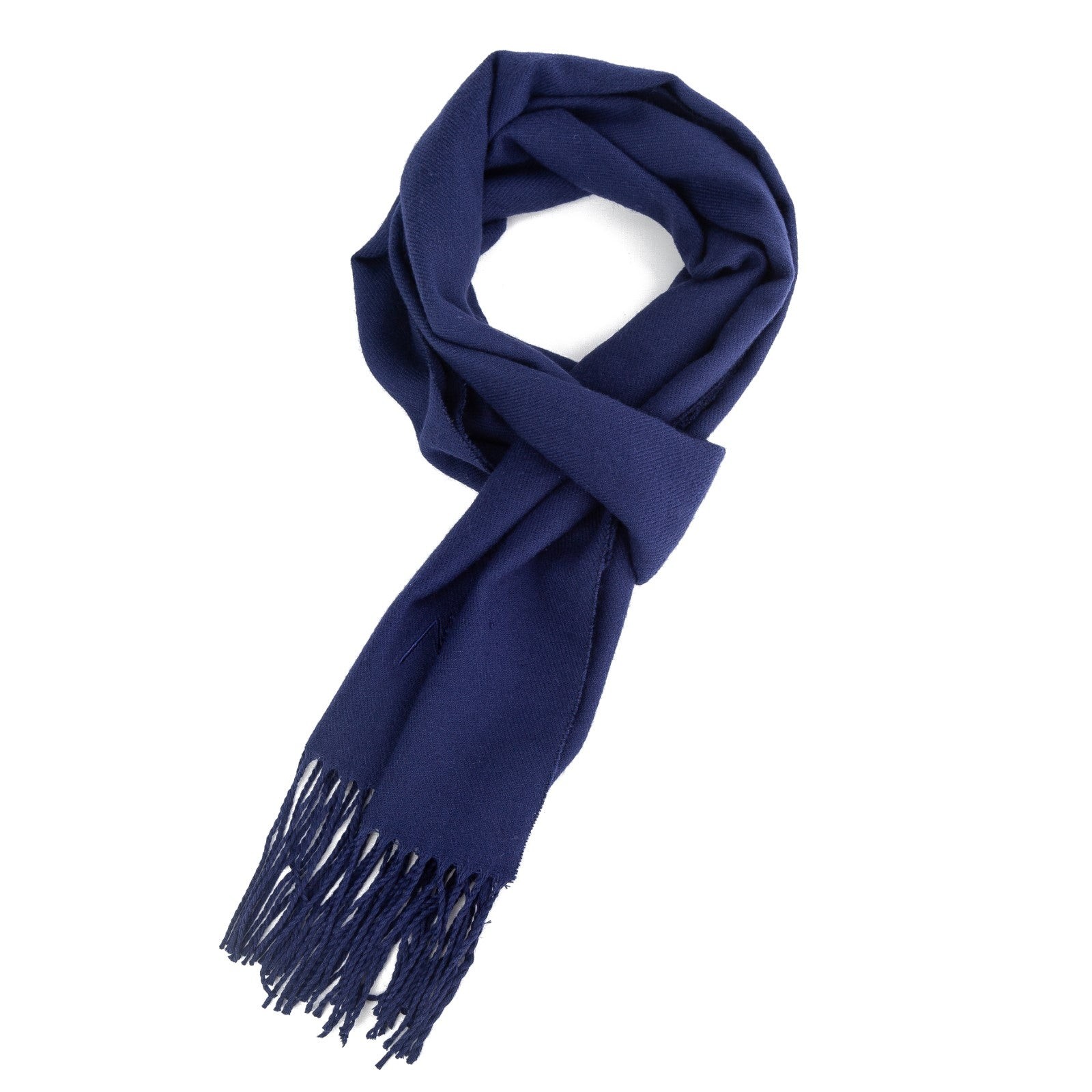 Écharpe en cachemire bleu marine Dolce Caldo Marine 100% Cachemire 180x35cm