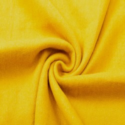 Écharpe en cachemire jaune Recto-Verso