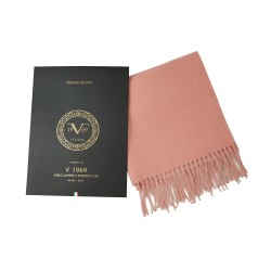 Echarpe GIOVANNA Rose Cachemire 180x65 cm