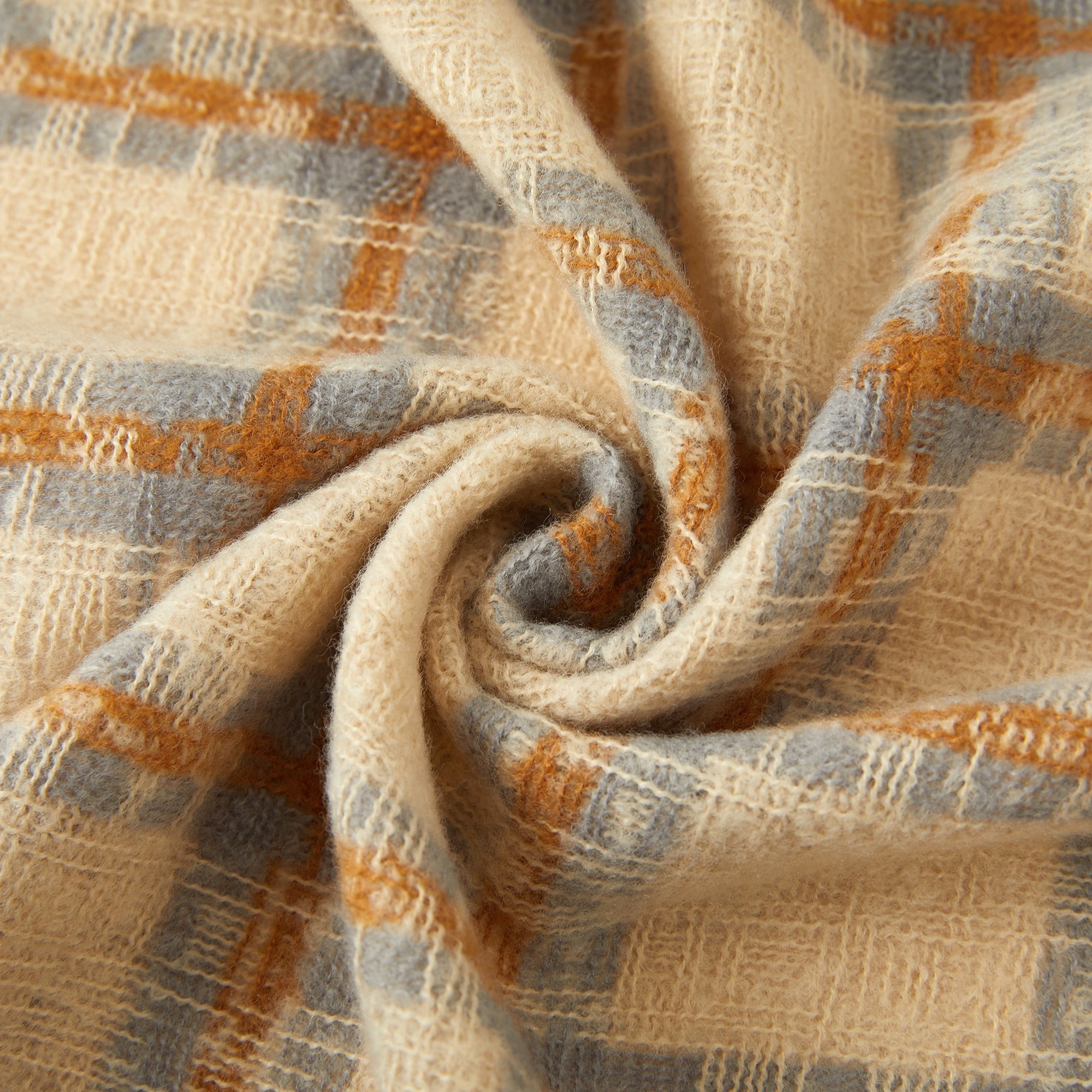 Echarpe RENETA Blanc Cachemire 180x65 cm
