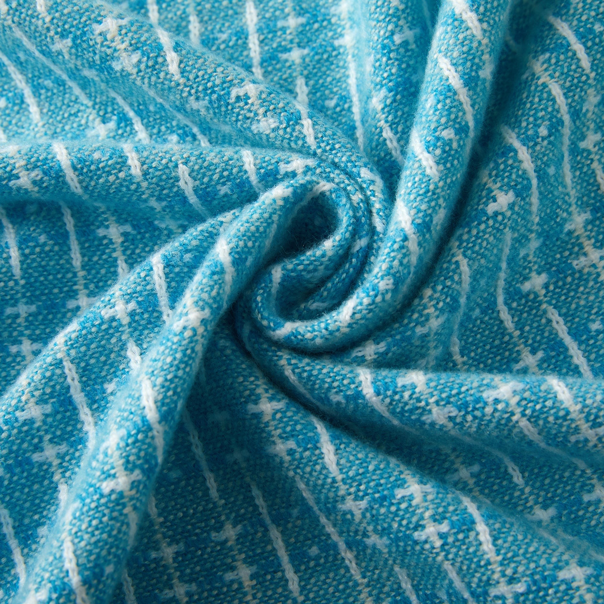 Echarpe SERENA Bleu 100% Cachemire 170x80 cm