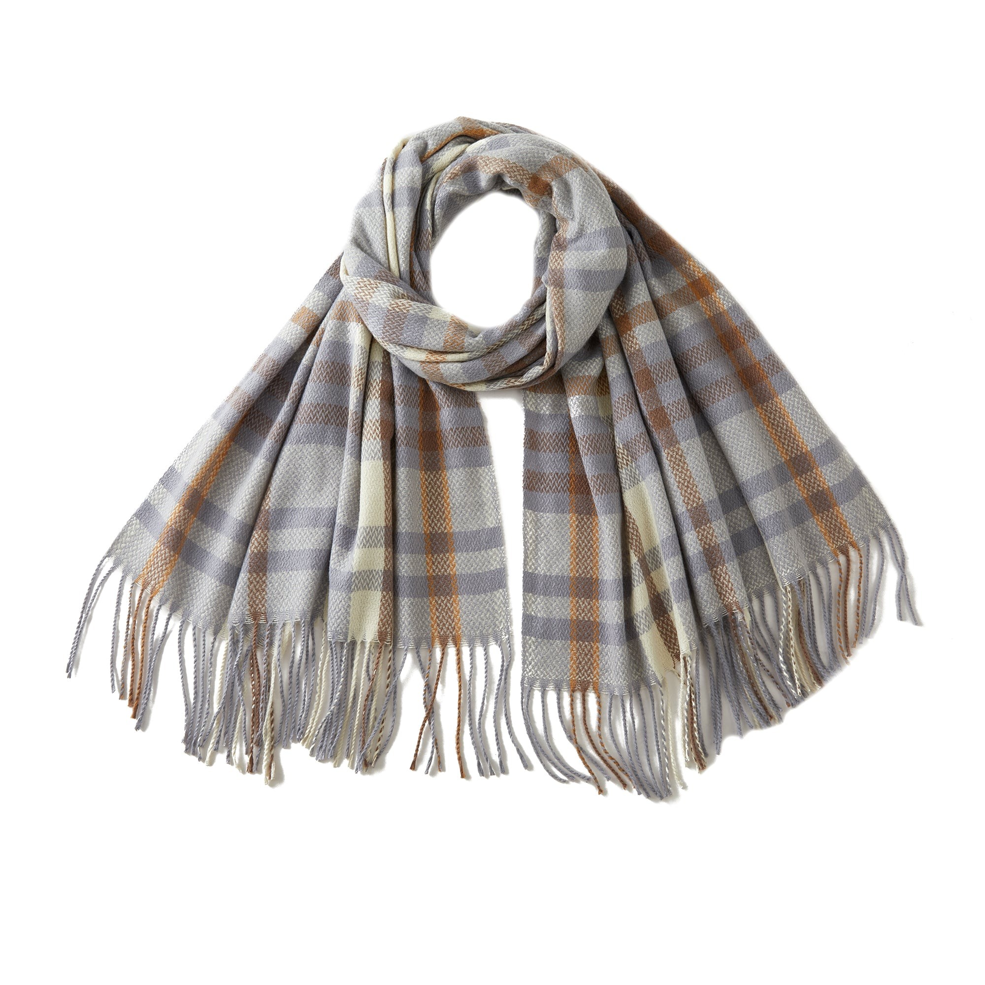 Echarpe VALENTINA Bleu 100% Cachemire 170x80 cm