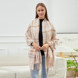Echarpe VALENTINA Rose 100% Cachemire 170x80 cm