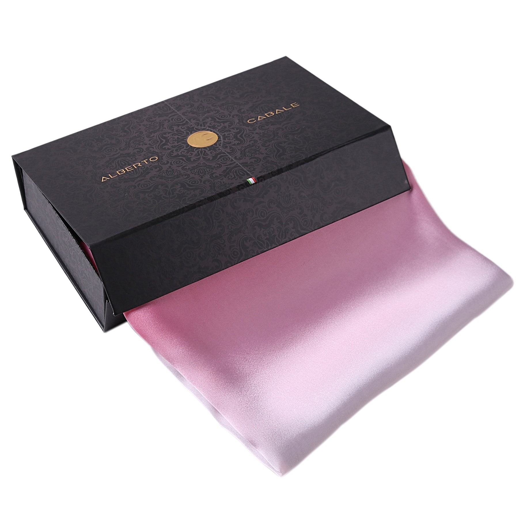 Etole de Soie Light Pink Coffee Duo Rose 100% Soie 180x90cm
