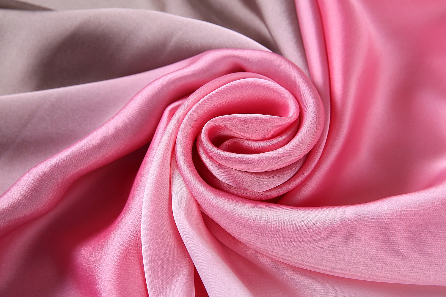 Etole de Soie Light Pink Coffee Duo Rose 100% Soie 180x90cm
