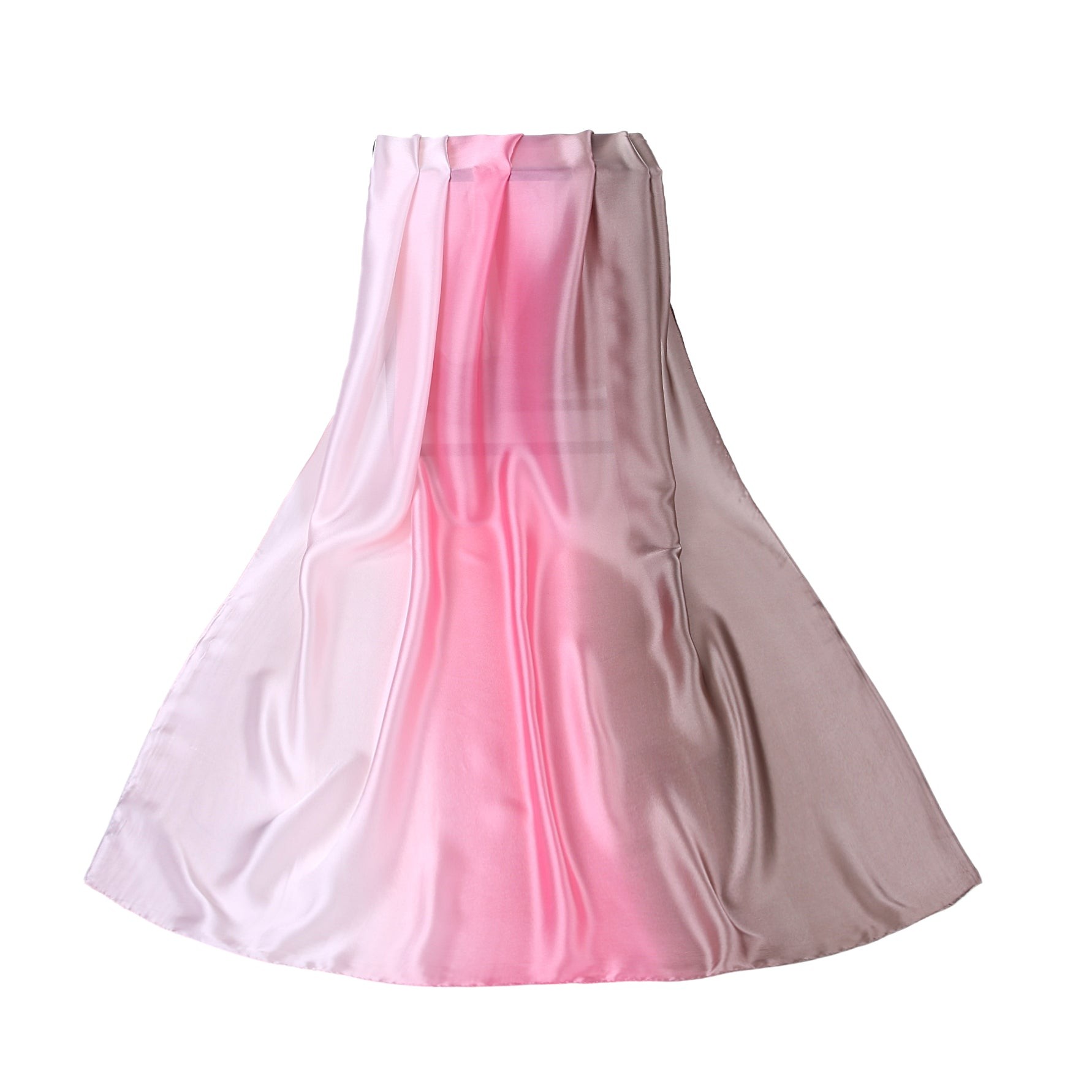 Etole de Soie Light Pink Coffee Duo Rose 100% Soie 180x90cm