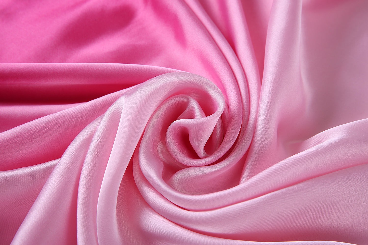 Étole de Soie Light Pink Dark Pink Duo Rose 100% Soie 180x90cm