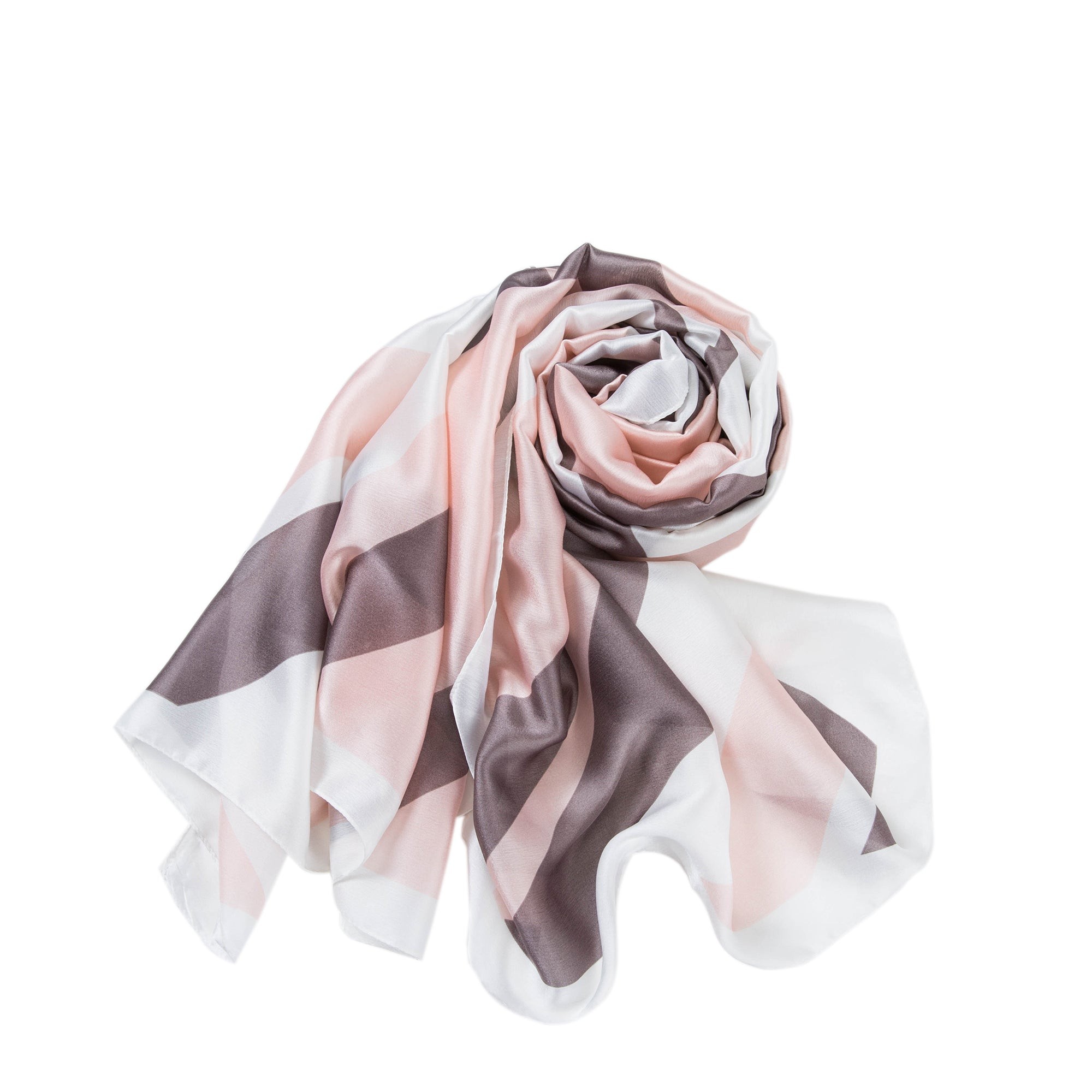 Etole de Soie Light Pink Florina Café 100% Soie 180x90cm