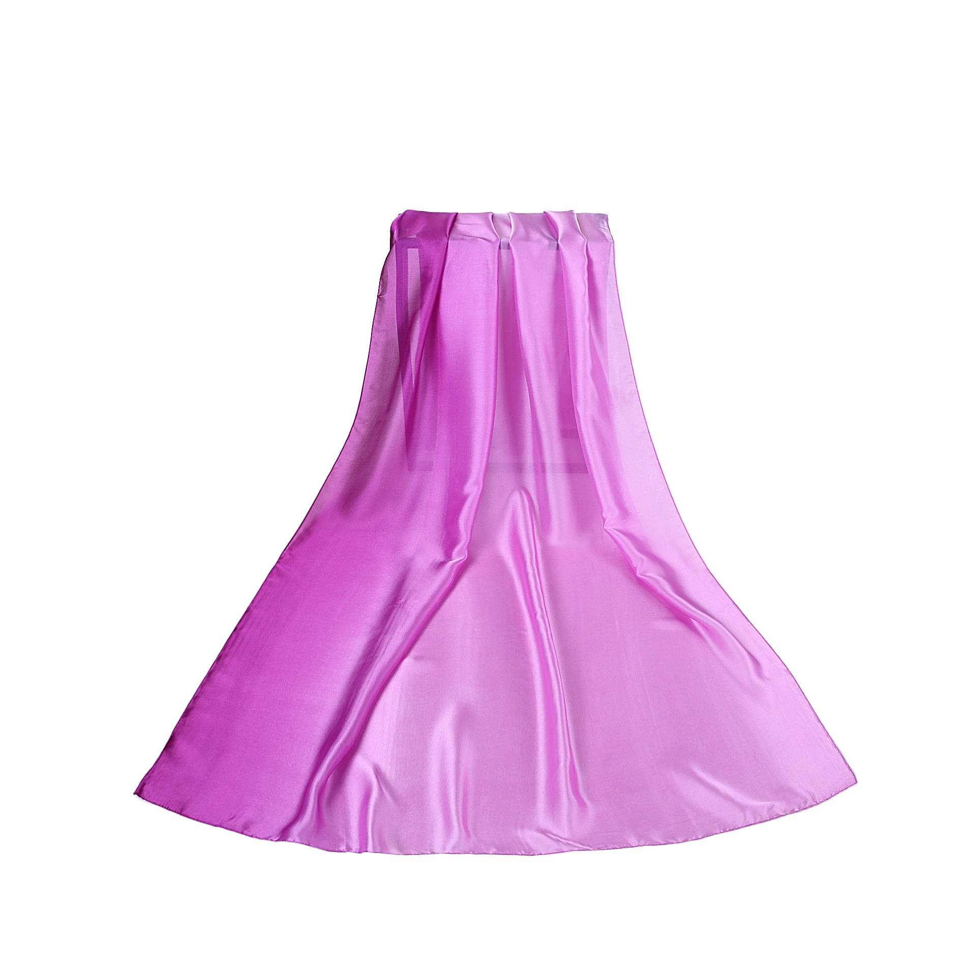 Étole de Soie Pink Purple Duo Violet 100% Soie 180x90cm