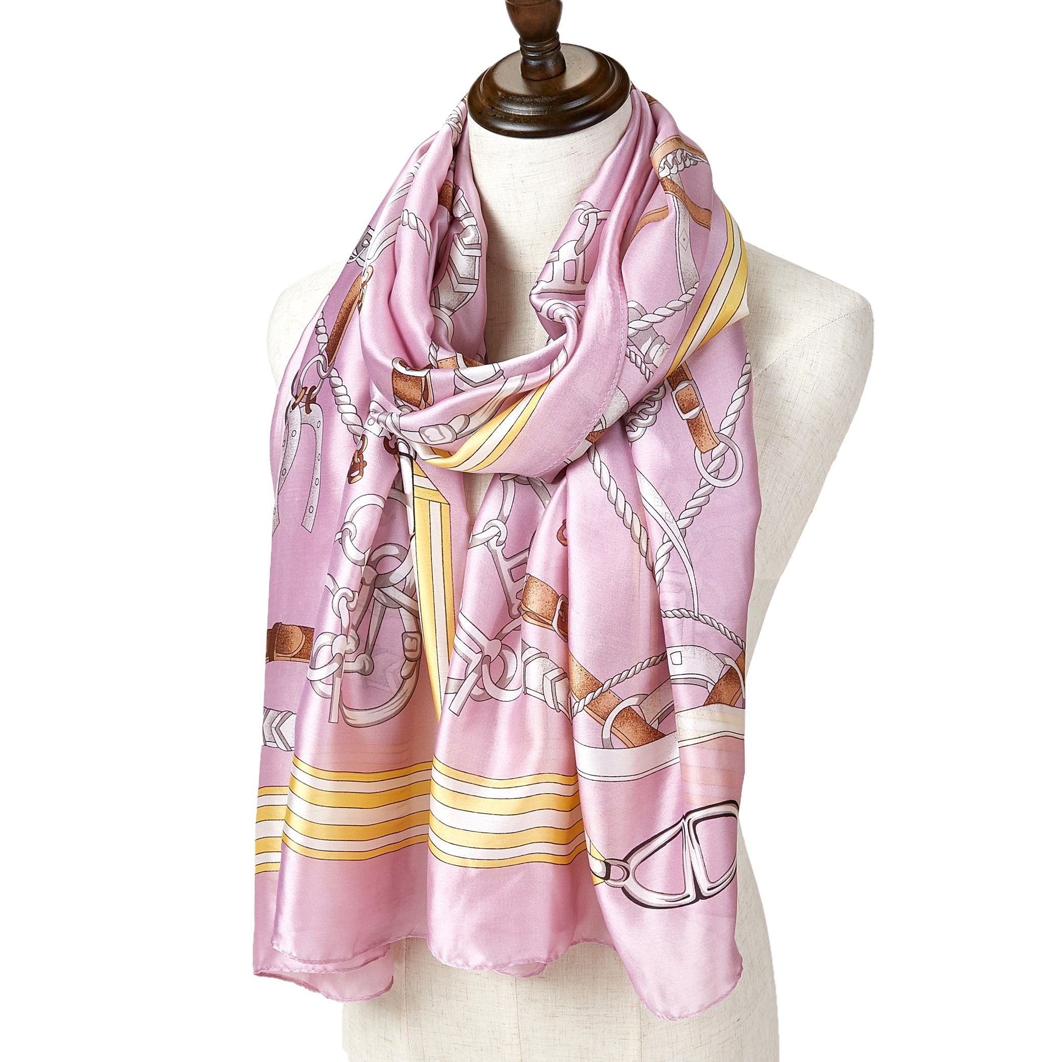 Etole Soie Artbelt Rose 100% Soie 180x90cm