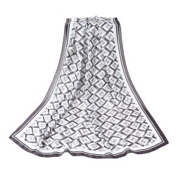 Etole Soie Easyring Noir 100% Soie 180x90cm