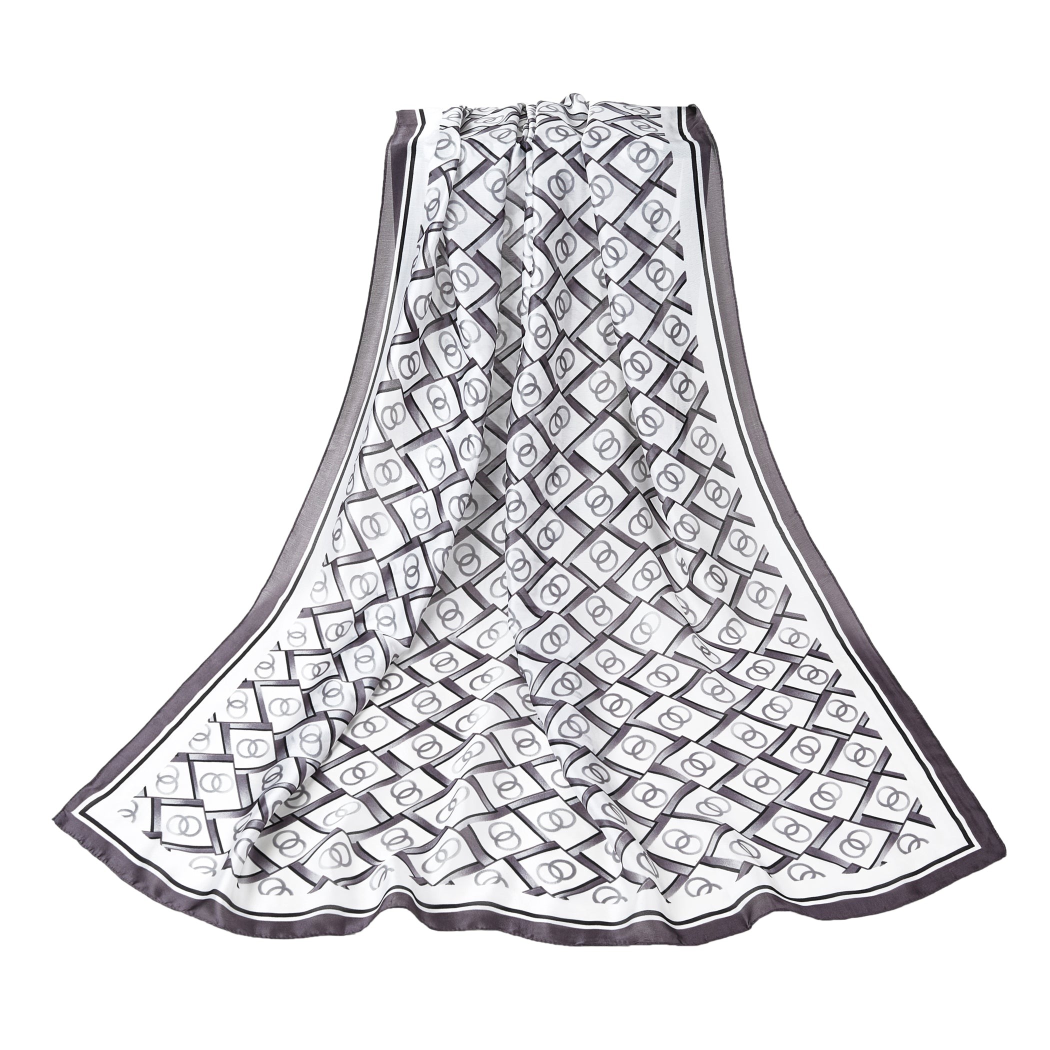 Etole Soie Easyring Noir 100% Soie 180x90cm