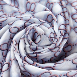 Etole Soie Easyring Bleu 100% Soie 180x90cm