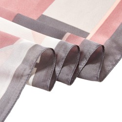 Etole Soie Moderncube Gris 100% Soie 180x90cm