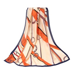 Etole Soie Modernflow Orange 100% Soie 180x90cm