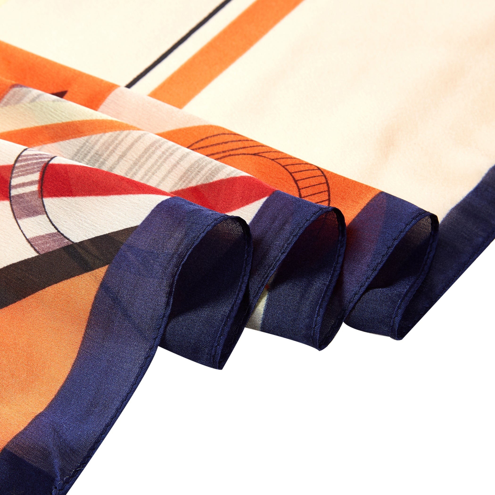 Etole Soie Modernflow Orange 100% Soie 180x90cm