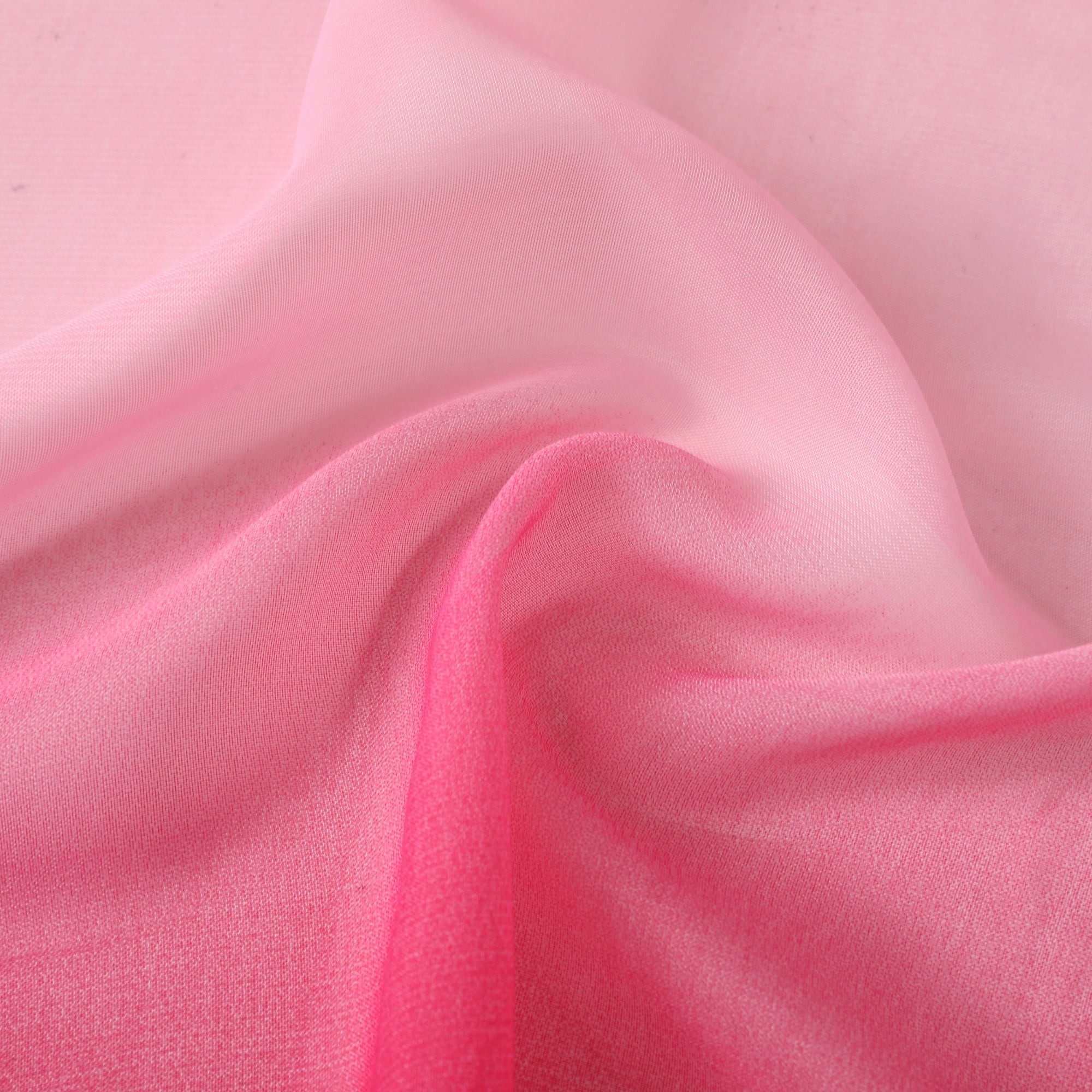 Paréo de plage DUO Rose 100% Soie 150cm x 50cm