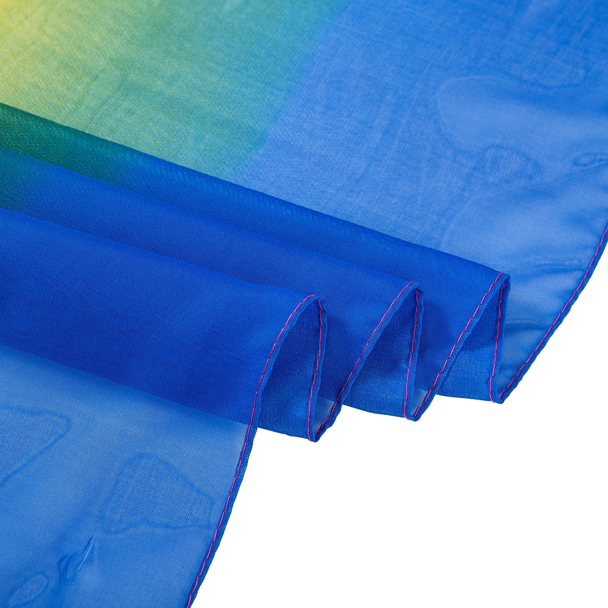 Paréo de Soie Multicolor Marina Multi-couleur 100% Soie 200x140cm
