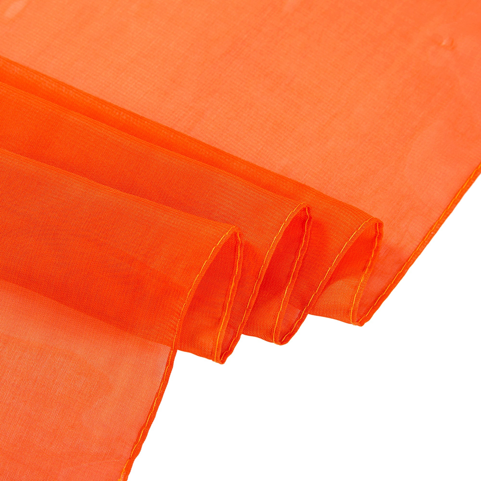Paréo de Soie Orange Marina Orange 100% Soie 200x140cm