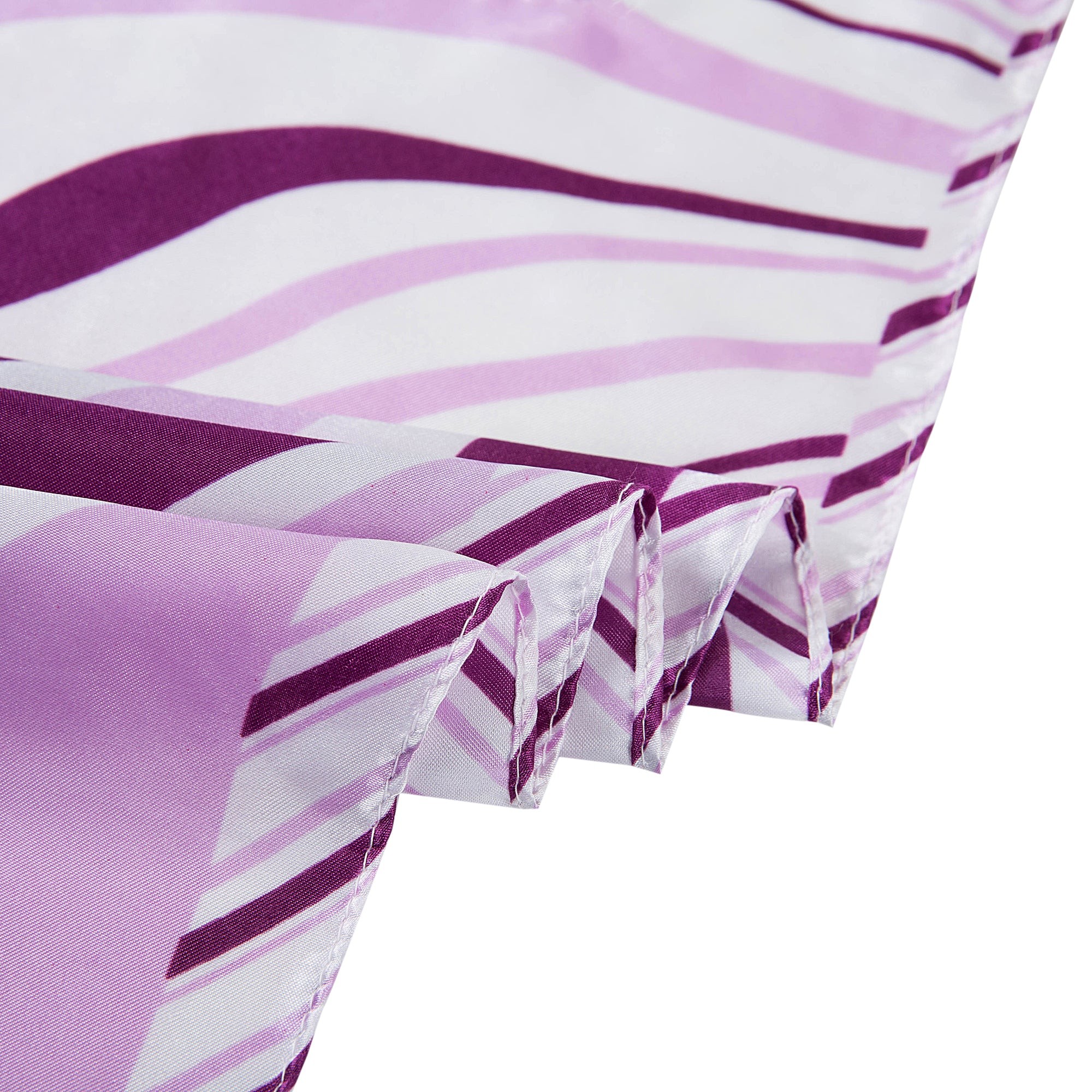 Petit carré de Soie Cream Purple Cléo Violet 100% Soie 60x60cm
