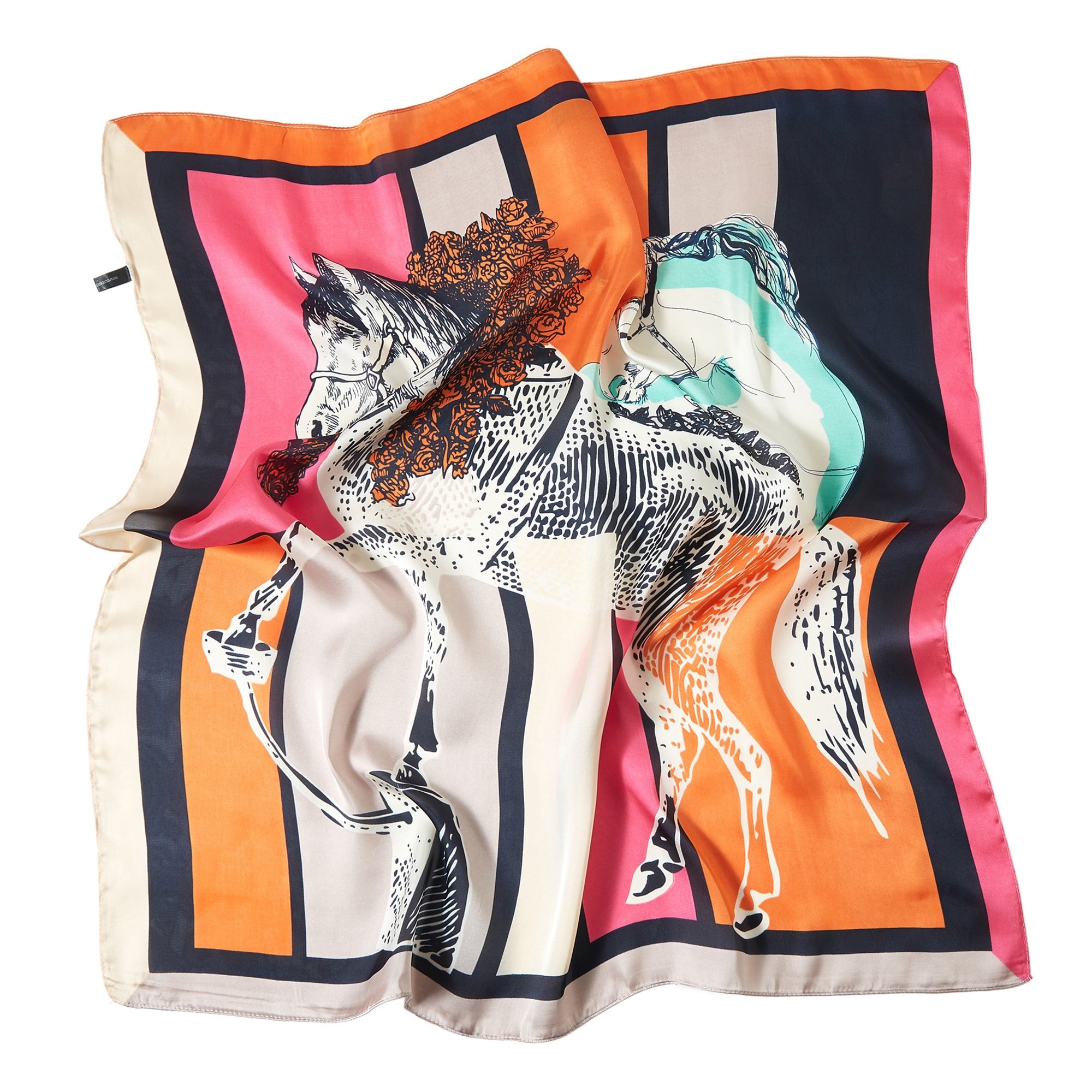 Petit carré de Soie Triumph Cléo