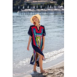Tunique de Plage DreamBeach Maoui Multi-couleurs Viscose Unique