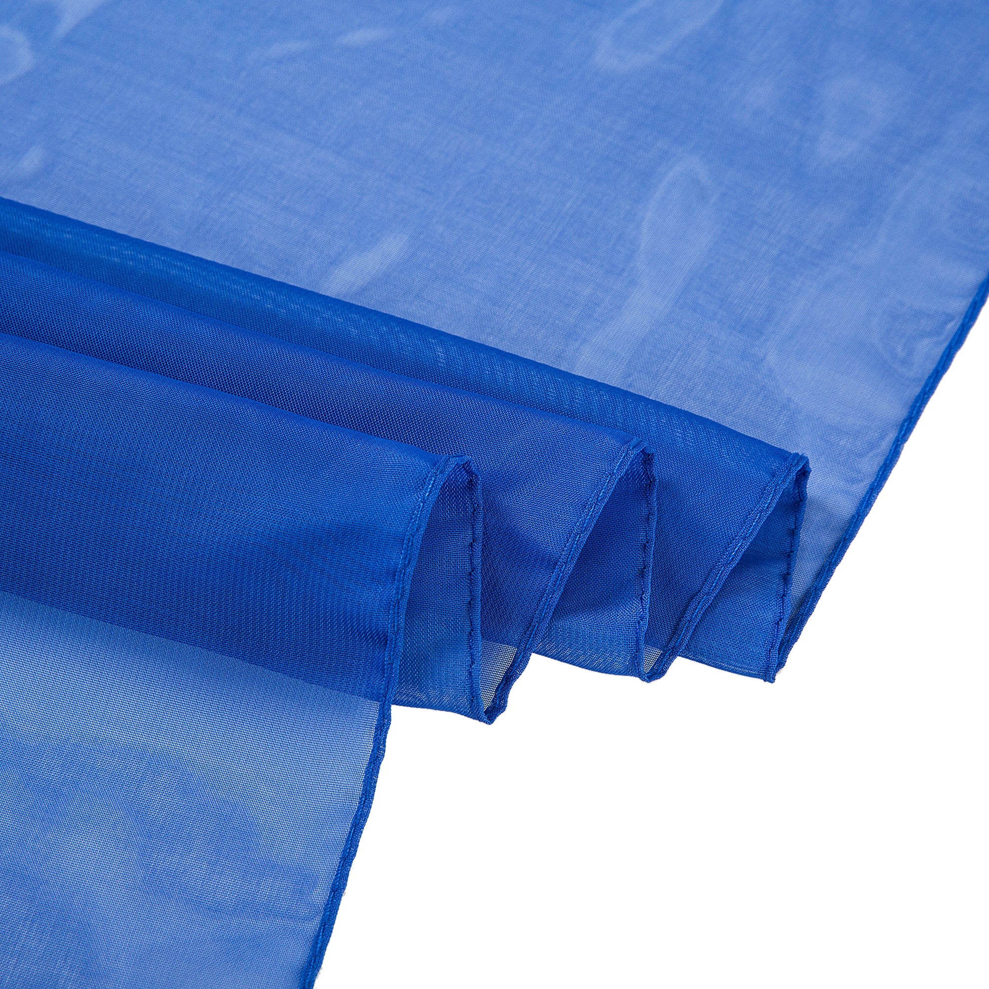 Voile de Soie Denim Véra Bleu 100% Soie 180x50cm
