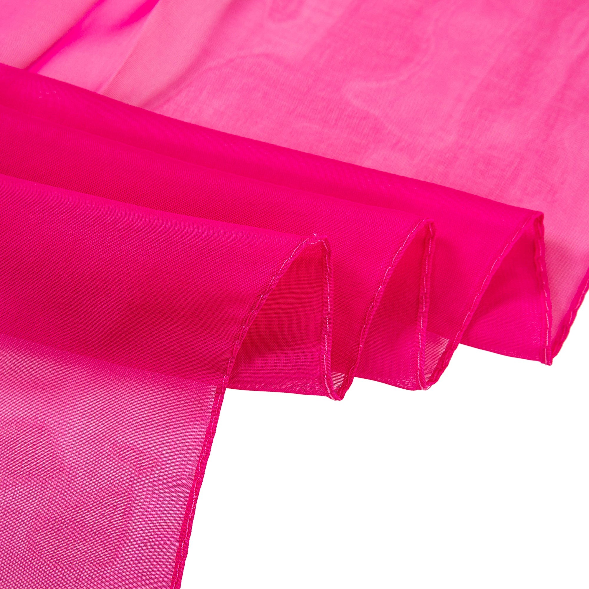 Voile de Soie Fuschia Véra Rose 100% Soie 180x50cm