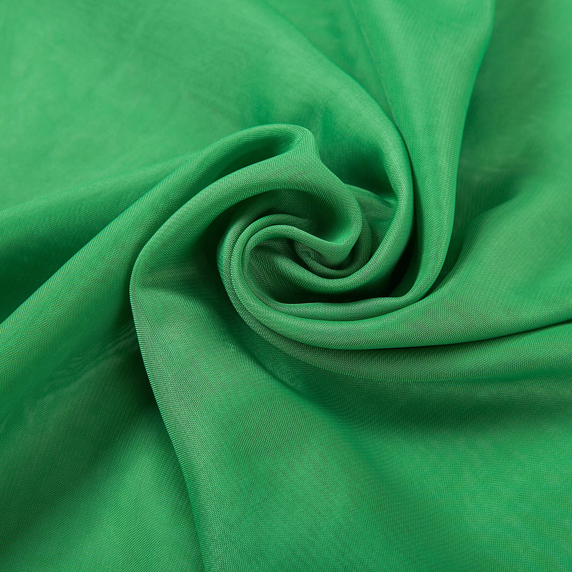 Voile de Soie Green Véra Vert 100% Soie 180x50cm