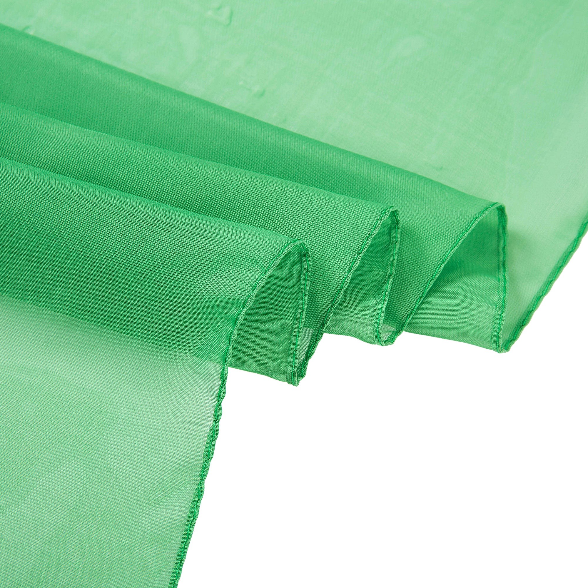 Voile de Soie Green Véra Vert 100% Soie 180x50cm