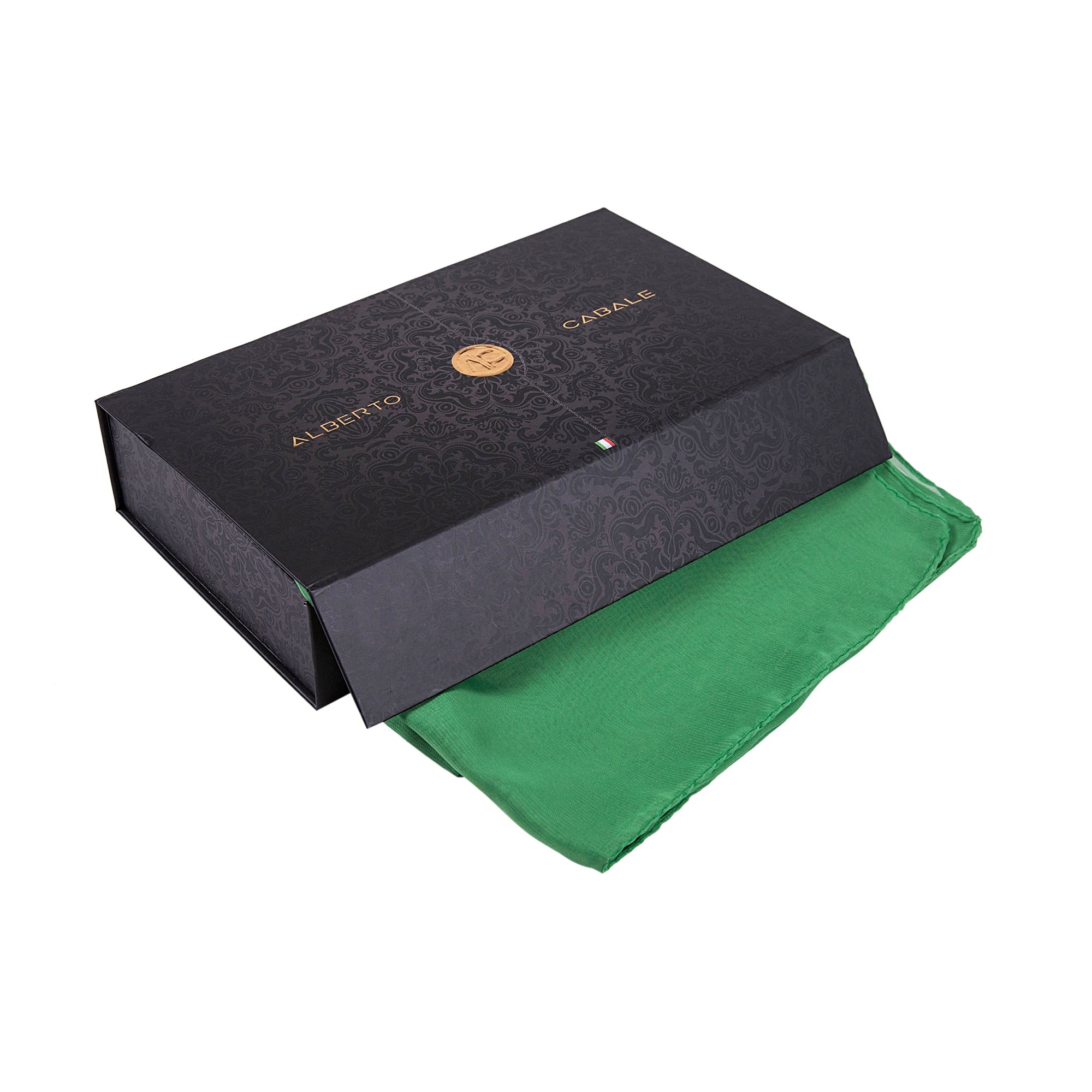 Voile de Soie Green Véra Vert 100% Soie 180x50cm