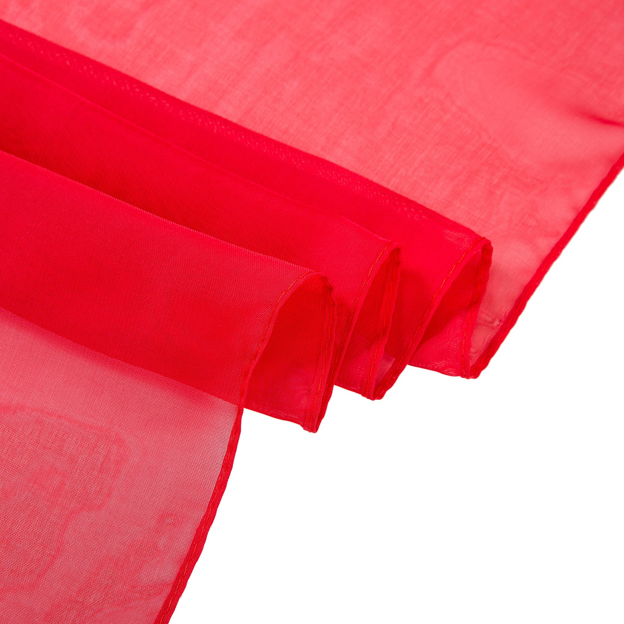 Voile de Soie Red Véra Rouge 100% Soie 180x50cm