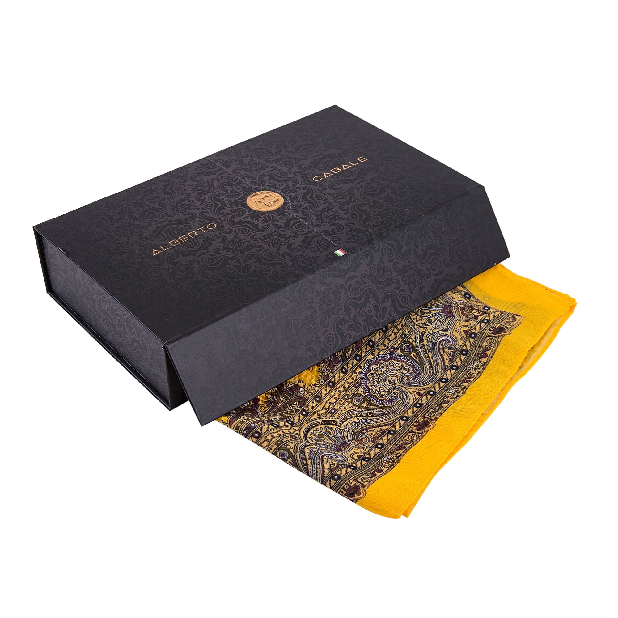 Voile de Soie Yellow Véra Jaune 100% Soie 180x50cm
