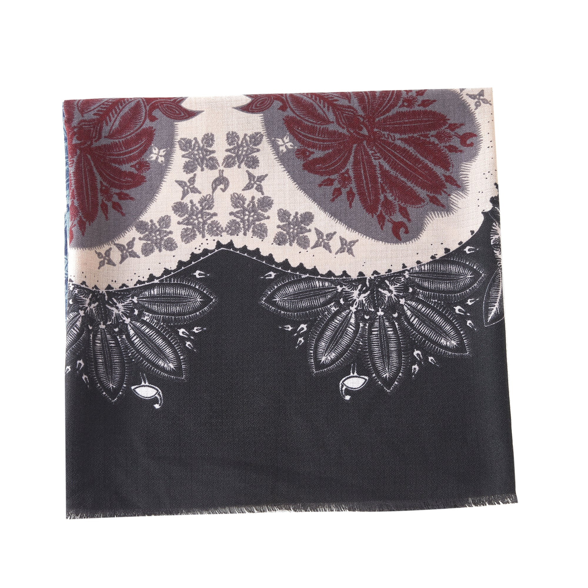 Chèche Atom Black Noir 100% Coton bio 135x135 cm