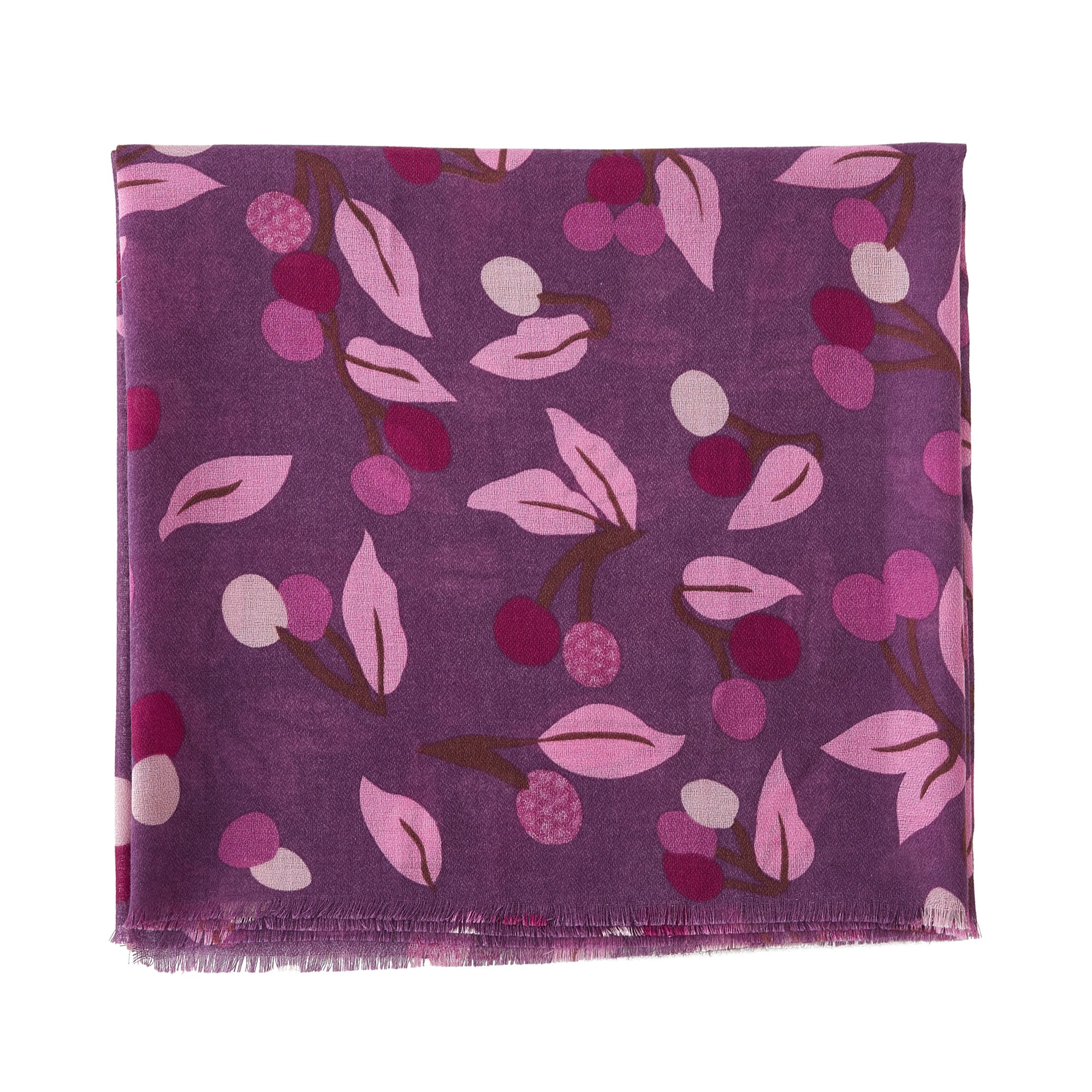 Chèche Automn Violet 100% Coton bio 135x135 cm