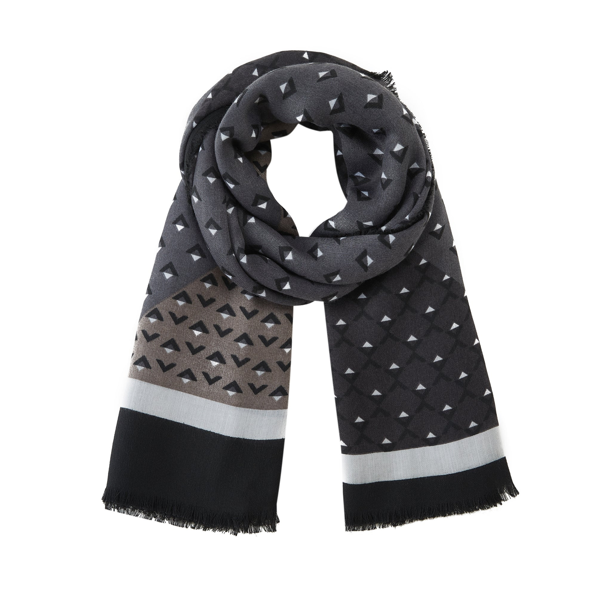 Chèche Point Noir 100% Coton bio 135x135 cm