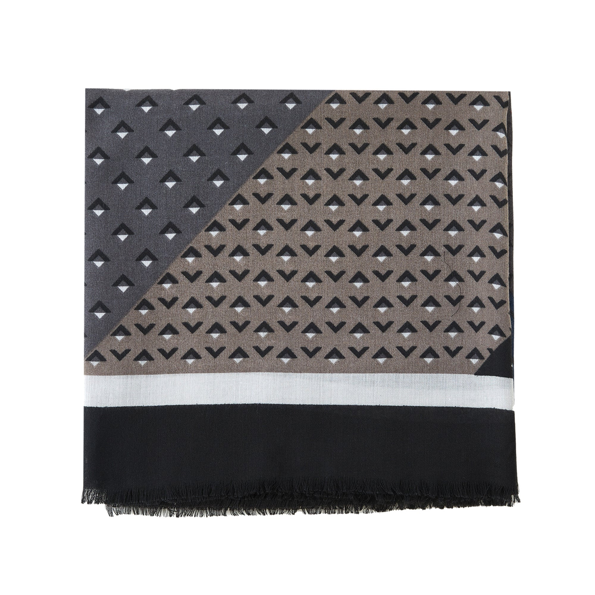 Chèche Point Noir 100% Coton bio 135x135 cm