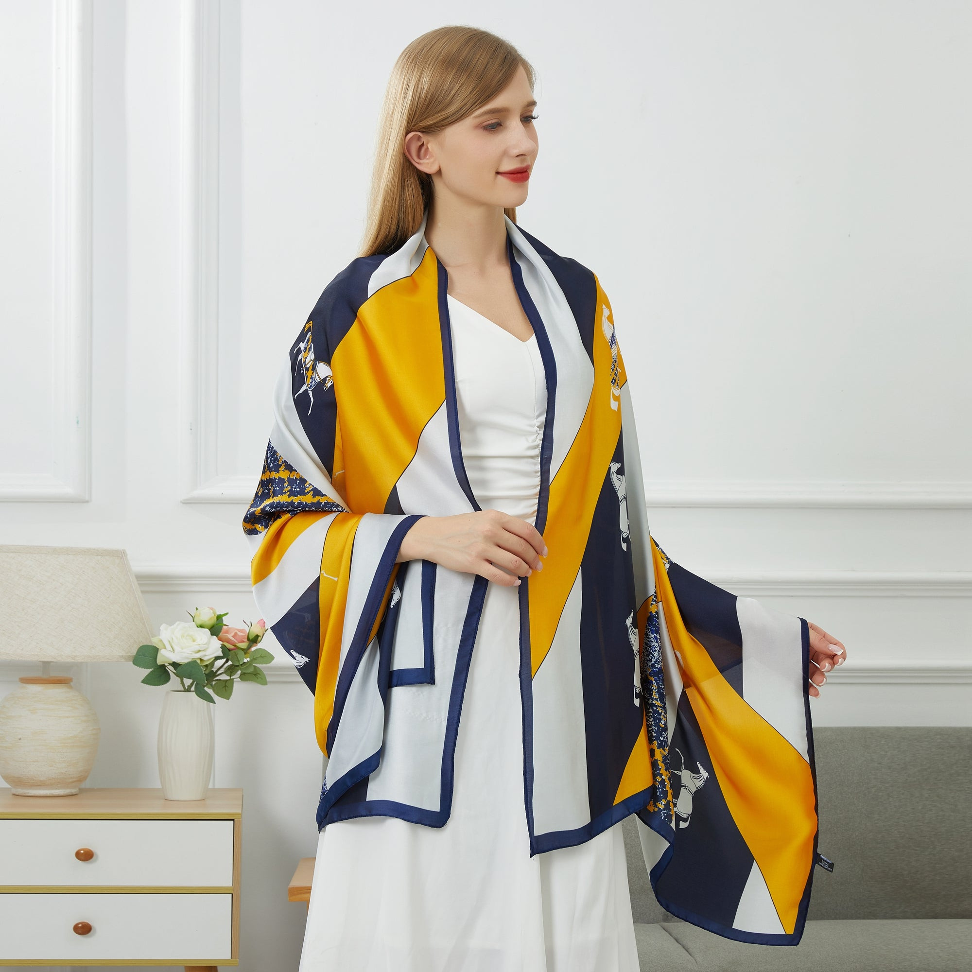 Etole de soie Vivace Patchwork