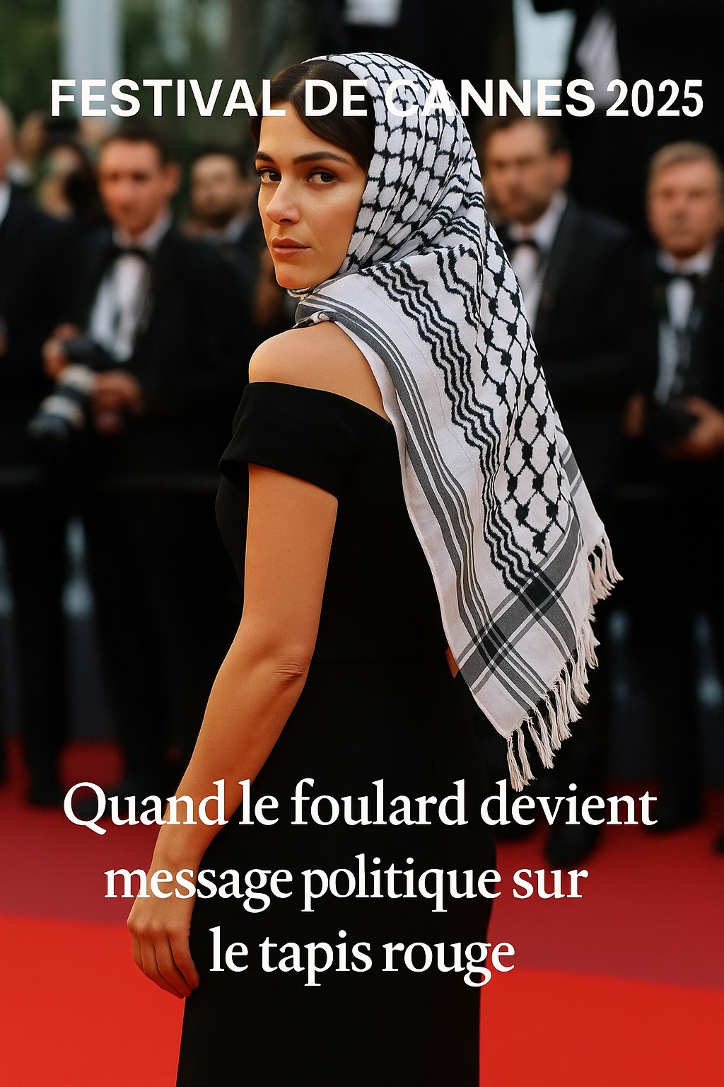 Festival de Cannes 2025 : Quand le foulard devient message politique sur le tapis rouge