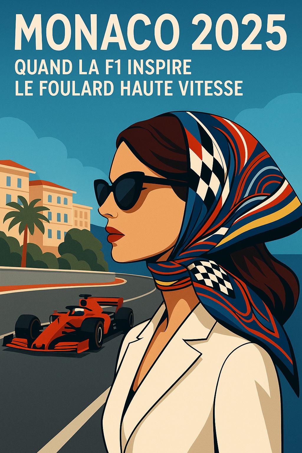 Monaco 2025 : quand la F1 inspire le foulard haute vitesse