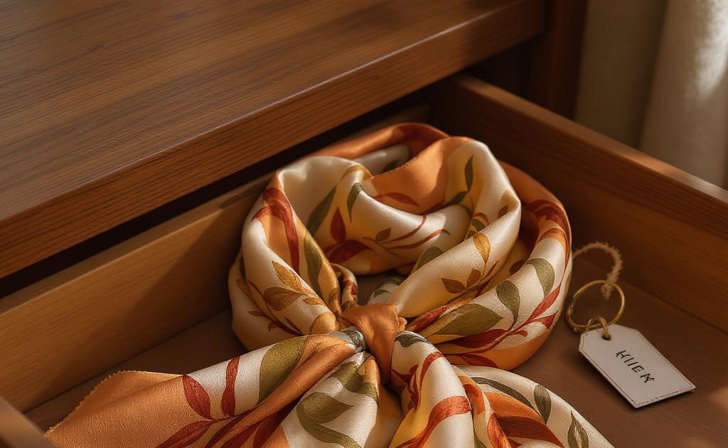 Idée cadeau hiver : personnaliser un carré de soie, oui ou non ?